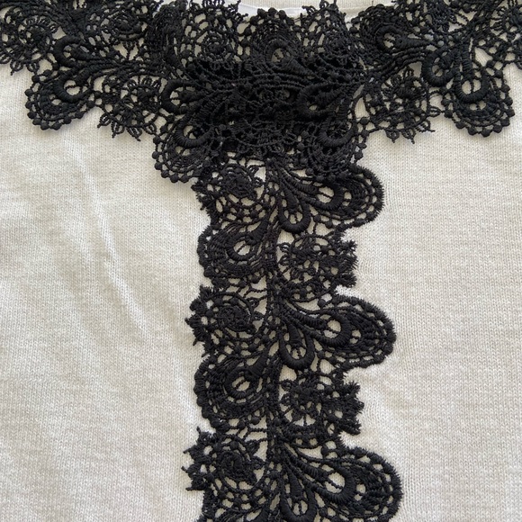 Women’s Cream White Knit Sweater - Picture 2 of 7